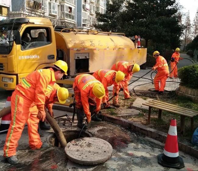 新华镇市政管道清淤